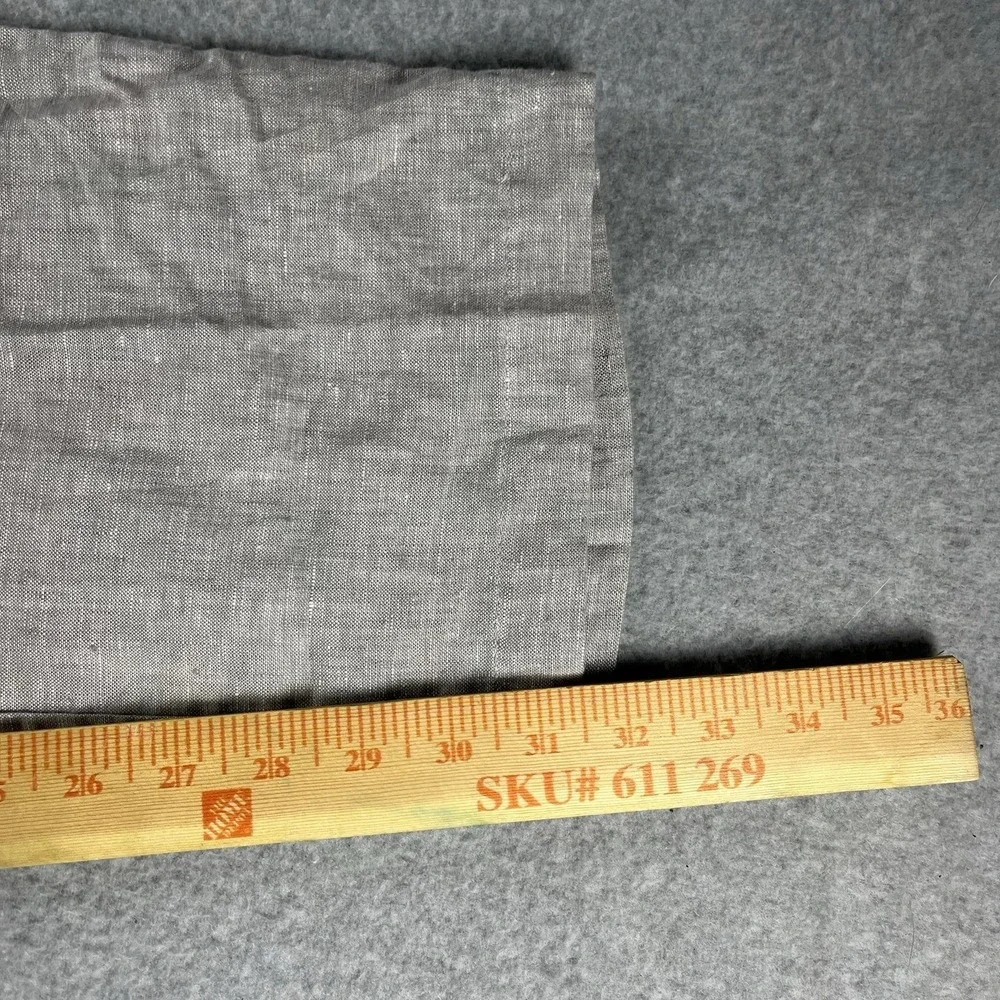 Tasso Elba Mens 100% Linen Pants 36x32 Light Gray Flat Front Casual Summer